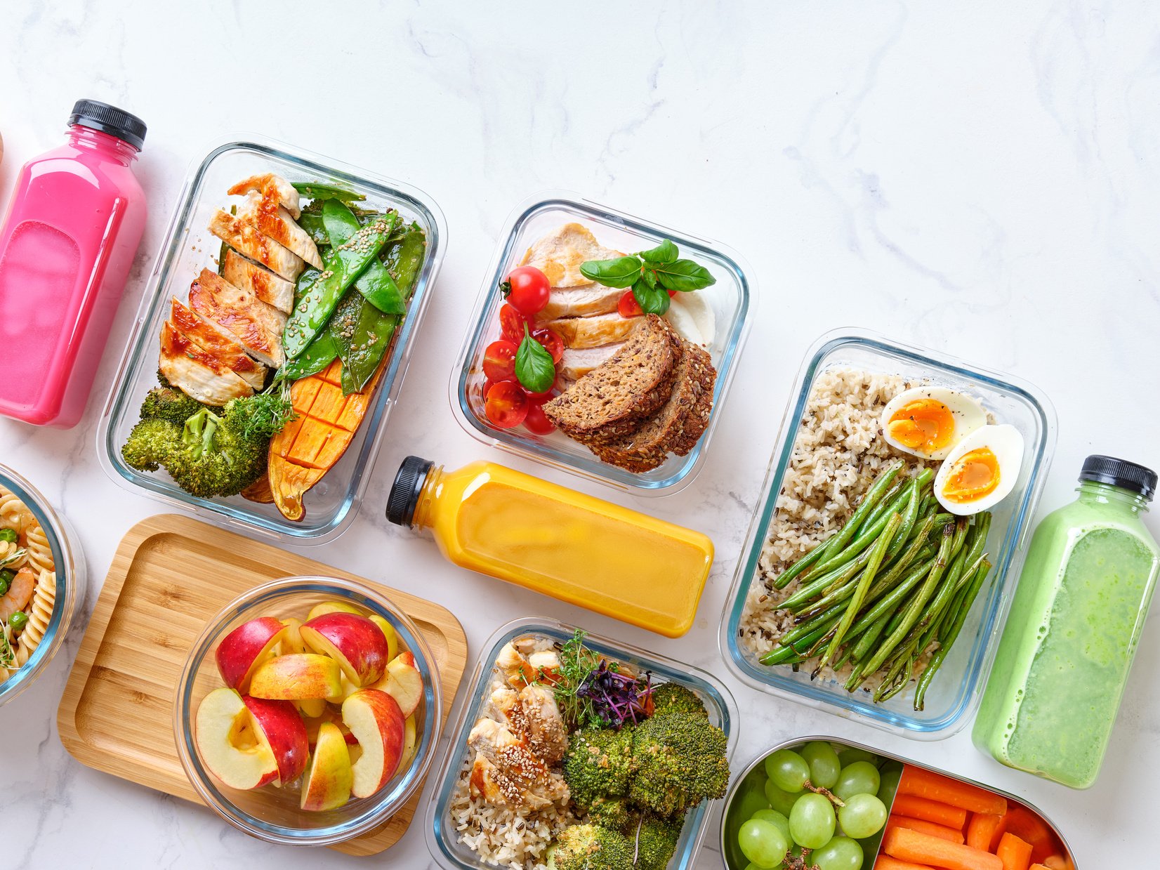 Meal Prep Flat Lay